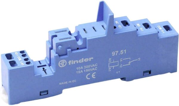 Finder 97.51 relej baza Finder 46.61 (D k s k V) 95.6 k 15.8 k 32.5 mm