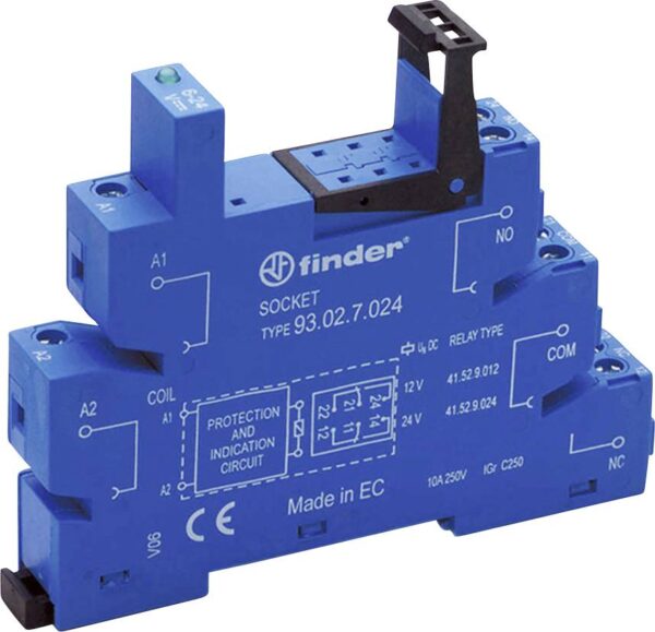 Finder 93.02.0.024 baza releja (D k s k V) 77,1 k 14 k 89,7 mm