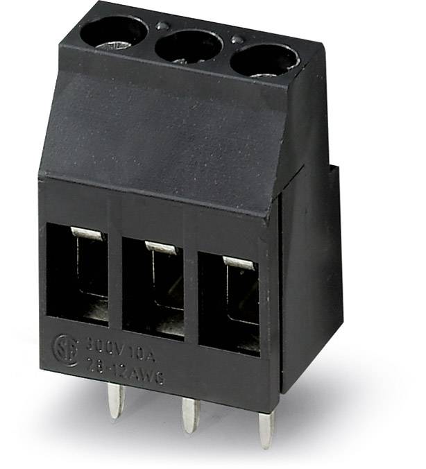 Phoenix Contact 1985991 vijcani terminal 2,50 mm? Broj polova (broj) 3 crna 50 kom.