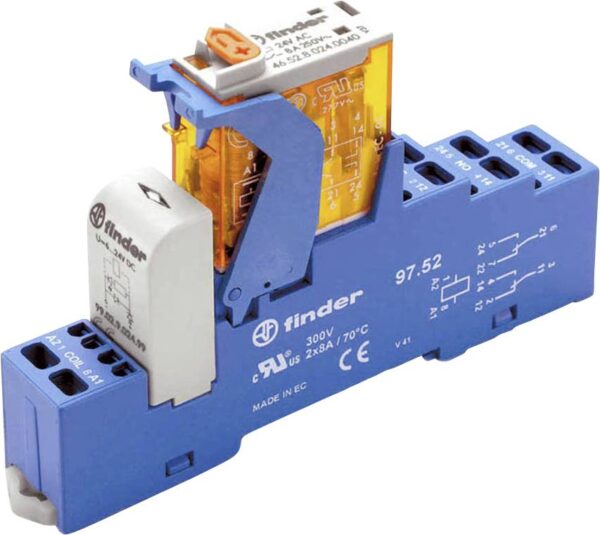 Finder 4C.52.8.110.0060 spojni relej 110 V/AC 8 A 2 prekidac