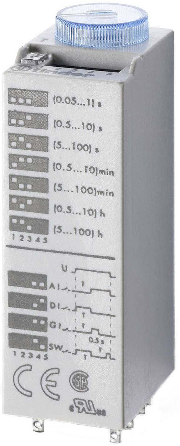 Finder 85.02.8.240.0000 85.02.8.240.0000 multifunkcionalni vremenski relej 230 V/AC Vremenski opseg: 0,05 s - 100 h 2 preklapanja