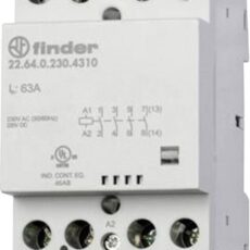 Finder 22.64.0.230.4310 kontaktor 4 NO 230 V/DC, 230 V/AC 63 A