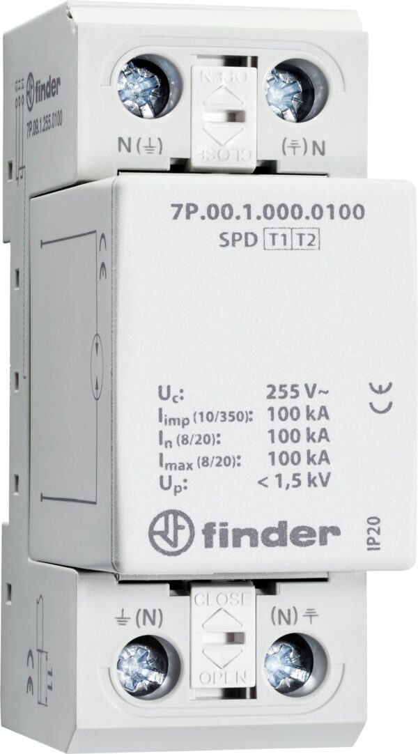 Finder 7P.09.1.255.0100 7P.09.1.255.0100 Odvodnik prenapona Zastita od prenapona za: razvodni orman