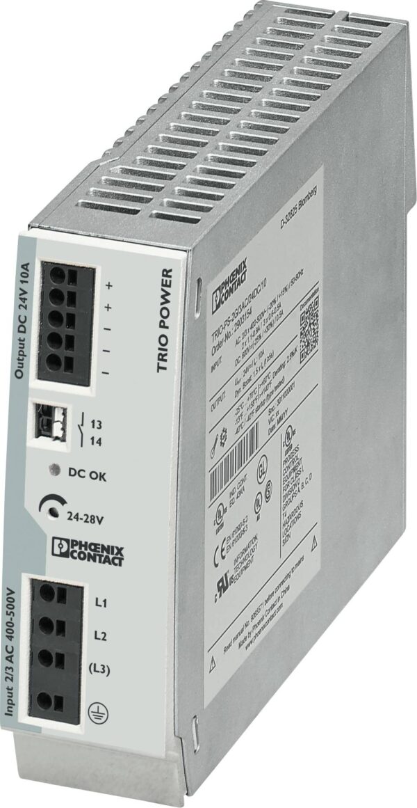 Phoenix Contact TRIO-PS-2G/3AC/24DC/10 DIN napajanje (DIN sina) 24 V/DC 10 A 240 V Sadrzaj 1 kom.