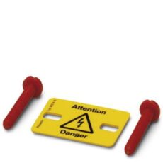 Phoenix Contact 1004416 znak upozorenja Attention plastika (s k V) 40 mm k 25 mm DIN 61010-1 10 kom.