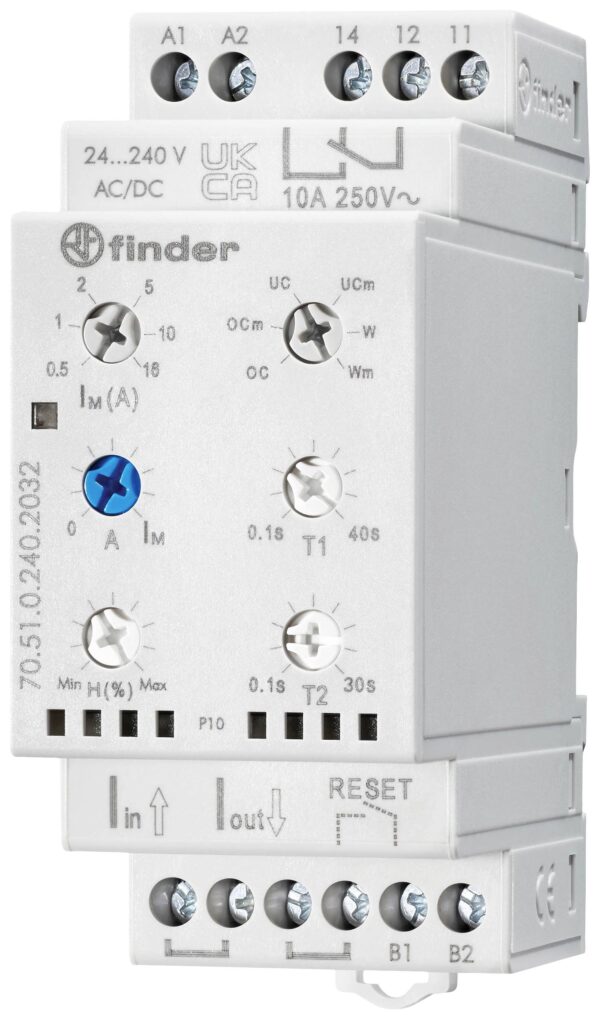 relej za nadzor 24, 24 - 240, 240 V/DC, V/AC 1 preklopni Finder 70.51.0.240.2032