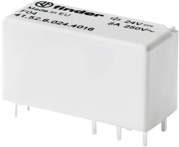 Finder 41.52.6.024.4016 PCB relej 24 V/DC 8 A 2 prekidac