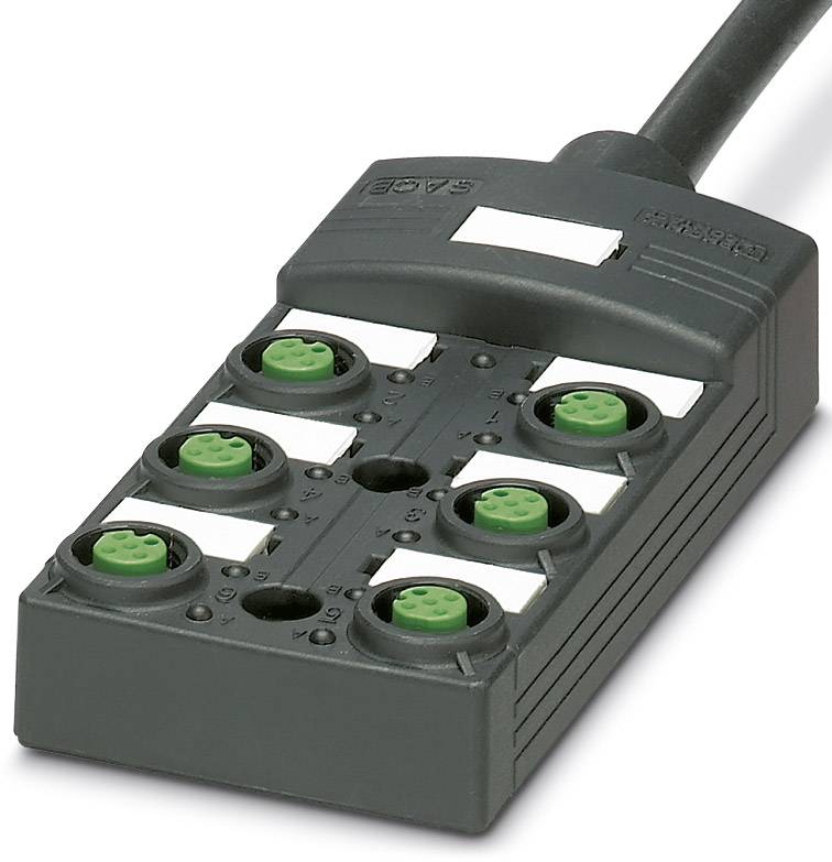 Phoenix Contact SACB-6/12-L-10,0PUR SCO P 1452673 kutija senzora/aktivatora pasivni M12 razvodnik sa plasticnim navojem 1 kom.