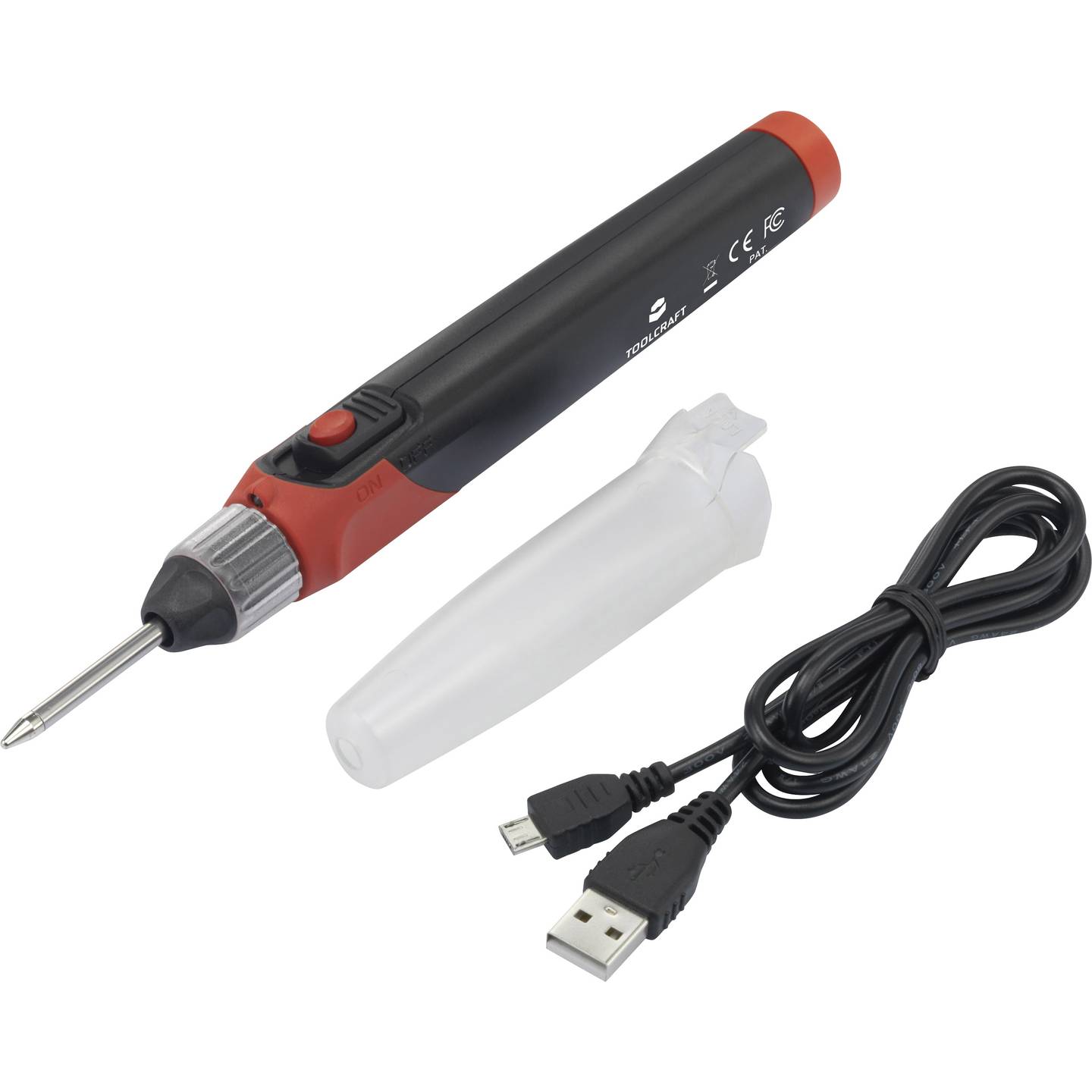 Lemilica štapna na baterije TOOLCRAFT LWK-123