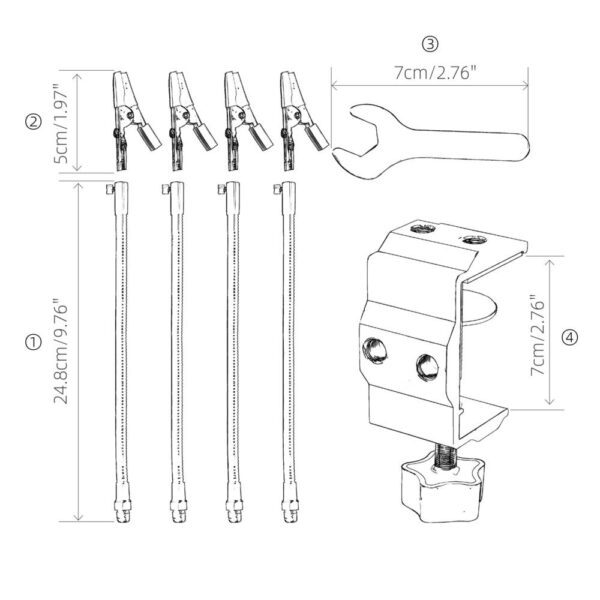 Držač savitljivi za PCB ploče TOOLCRAFT TC-WAC-4C - Image 3