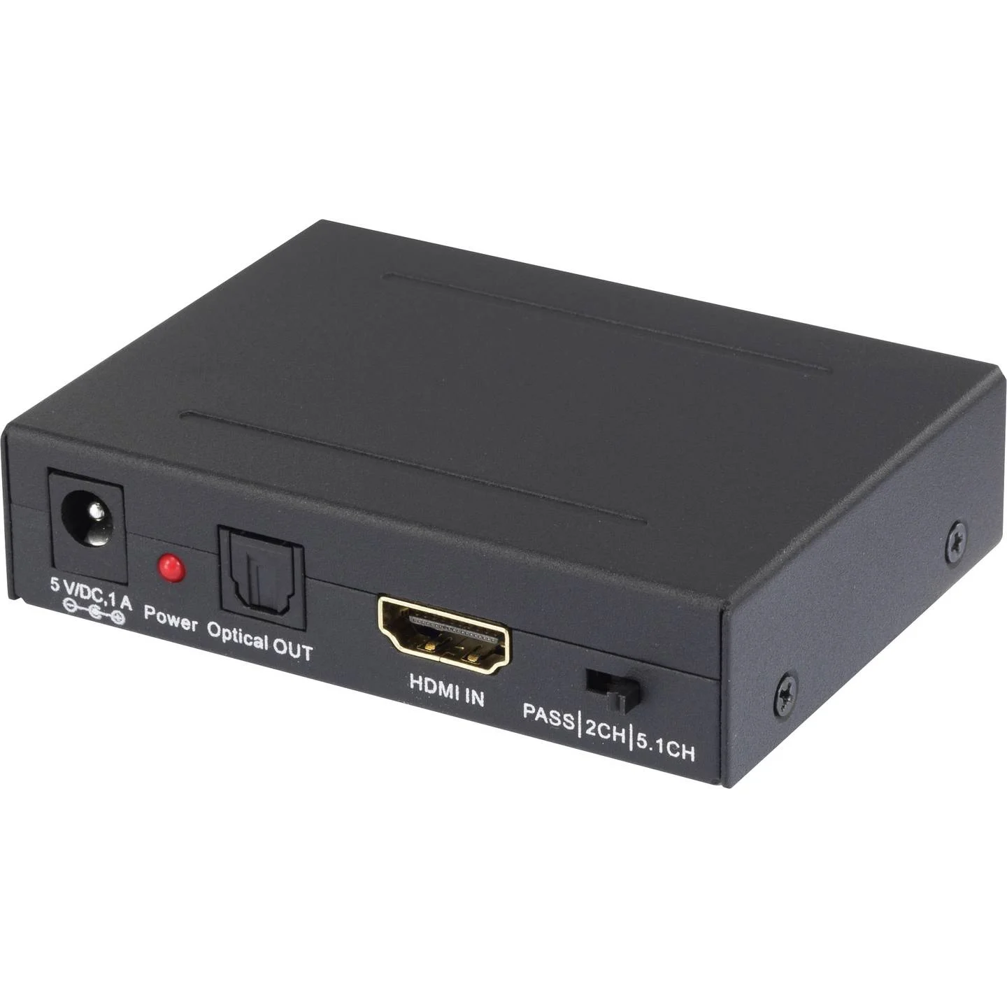 SpeaKa Professional HDMI Audio konverter SP-AE-HDCT-2P – HDMI na HDMI + RCA + Toslink, Full HD - Image 2