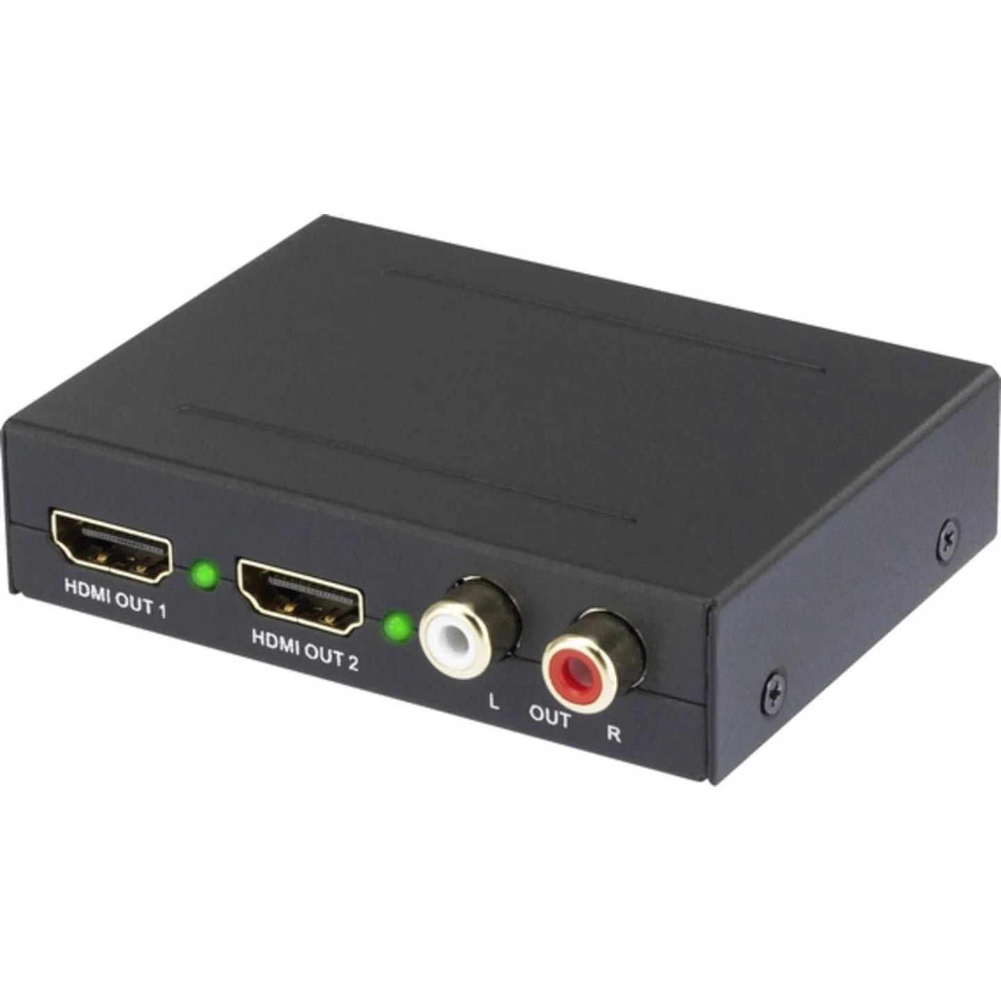 SpeaKa Professional HDMI Audio konverter SP-AE-HDCT-2P – HDMI na HDMI + RCA + Toslink, Full HD