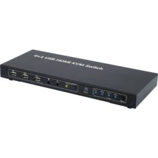 SpeaKa Professional KVM Switch 4x1 – HDMI + USB, 4K podrška