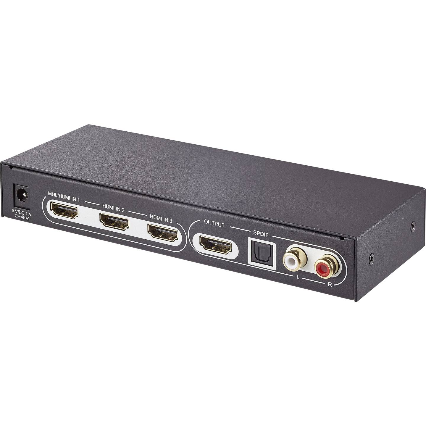 SpeaKa Professional HDMI Switch SP-5441116 – Preklopnik 3x1 sa 4K UHD 60Hz podrškom