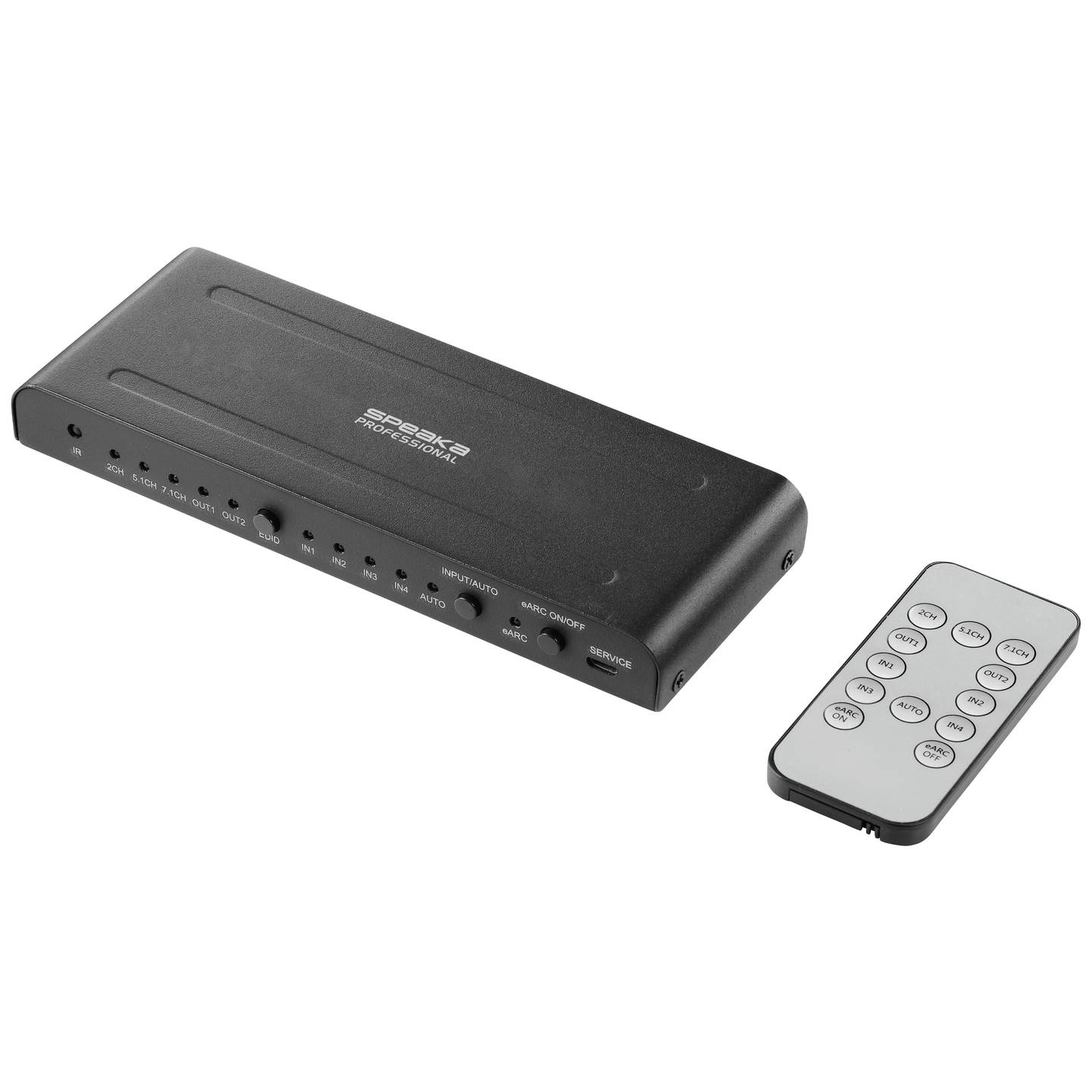 SpeaKa Professional HDMI Switch SP-HDA-550 – Preklopnik 4x1 sa 4K UHD 60Hz podrškom