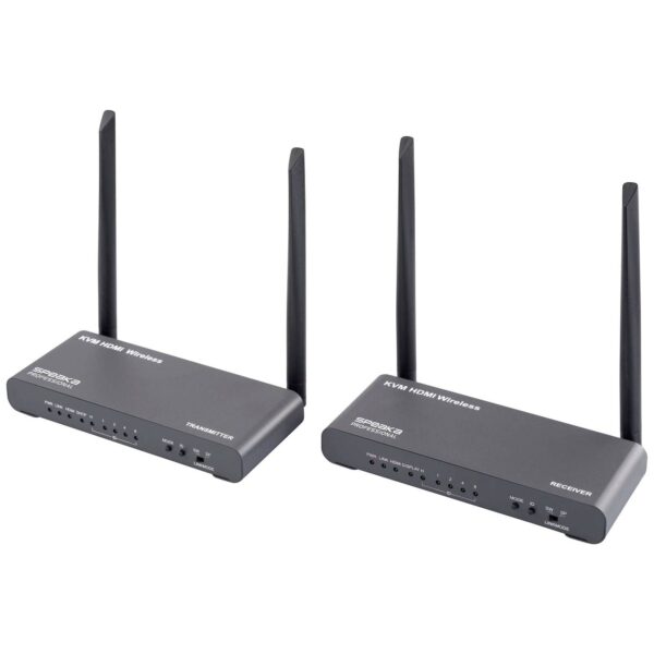 SpeaKa Professional SP-HDE-620 – Bežični HDMI set sa KVM funkcijom i dometom do 100 m