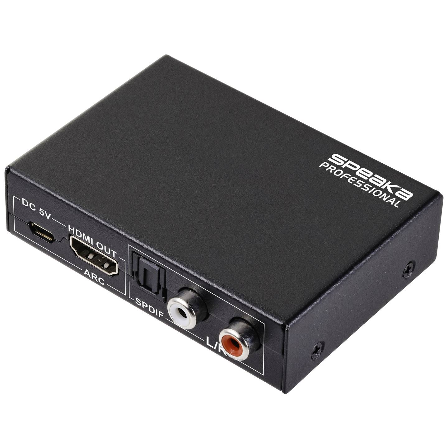 SpeaKa Professional HDMI Audio konverter – HDMI na HDMI + SPDIF + RCA, 4K UHD - Image 2
