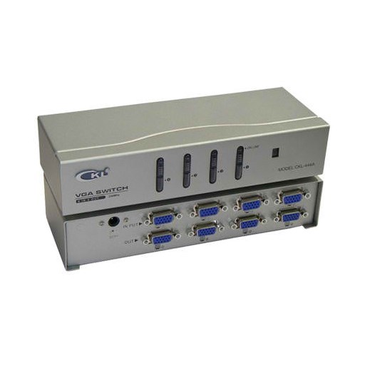 VGA Matrix Switch & Splitter CKL-444R – 4-IN/4-OUT, sa daljinskim upravljačem