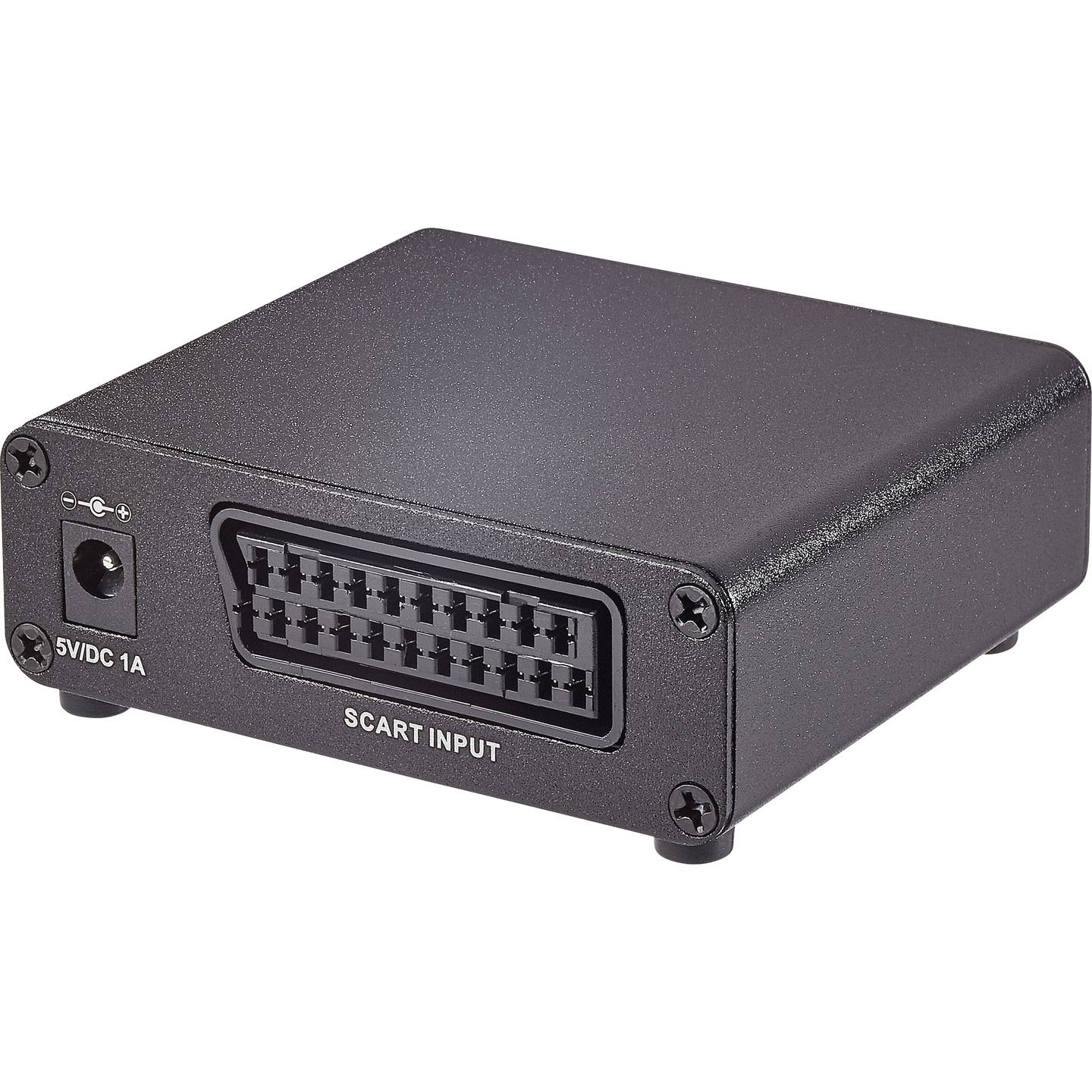 SpeaKa Professional AV konverter SP-SC-HD-02 – SCART na HDMI + Jack, Full HD 1080p