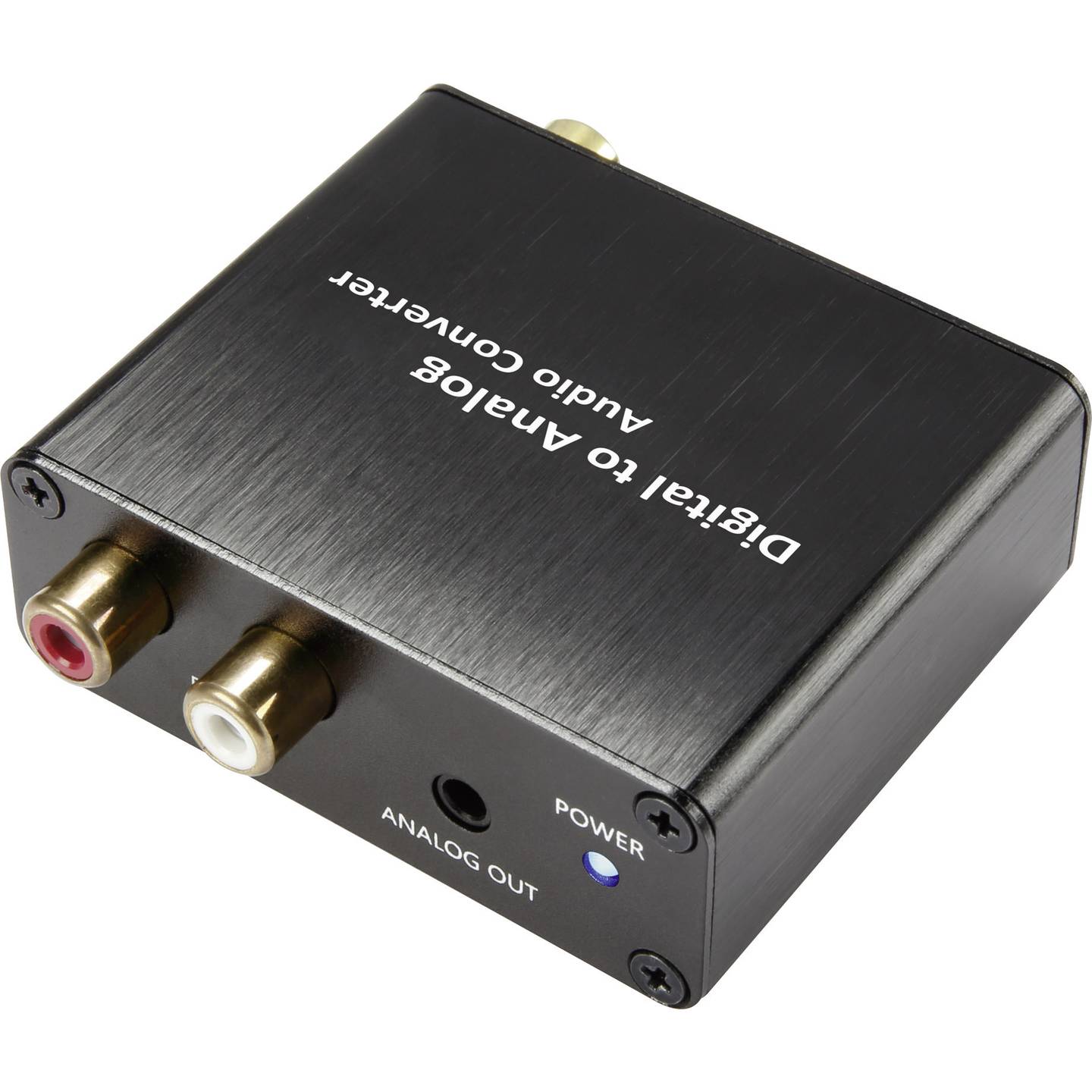 SpeaKa Professional Digitalni na Analogni Audio Konverter SP-DAC-TK-CK – Toslink/Coaxial na RCA + Jack