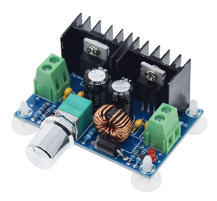 200W 8A DC/DC XH‑M401 konverter step down IN 4–40V OUT 1.25–36V