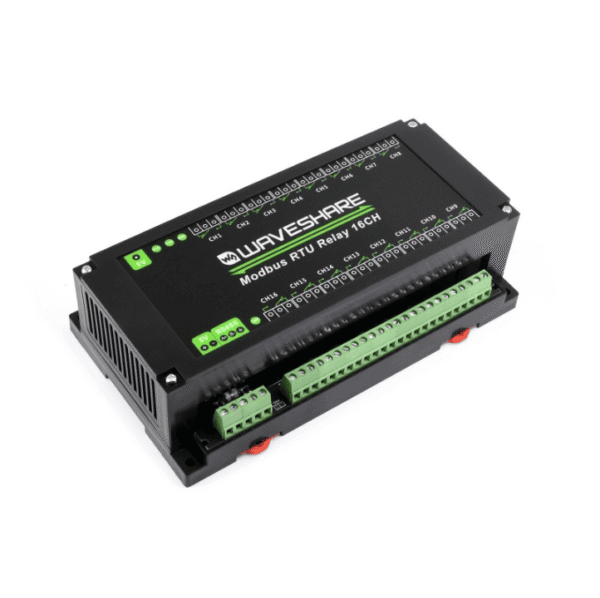 Industrijski Modbus RTU 16‑kanalni rele modul RS485