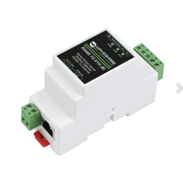 Industrijski izolovani konverter DIN RS485 - RJ45 Ethernet