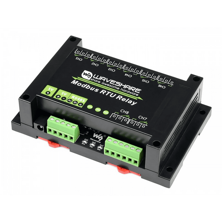 Industrijski Modbus RTU 8‑kanalni rele modul RS485
