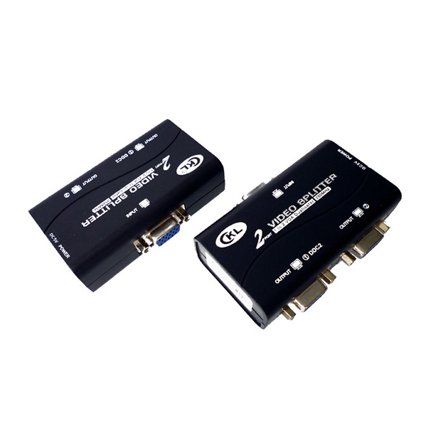 VGA Splitter CKL-1021U – 1-IN/2-OUT, 250MHz, do 65m