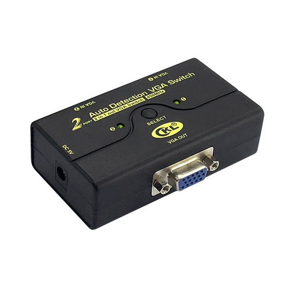 VGA Switch CKL-21A – 2-IN/1-OUT, 450MHz, rezolucija do 2048x1536p