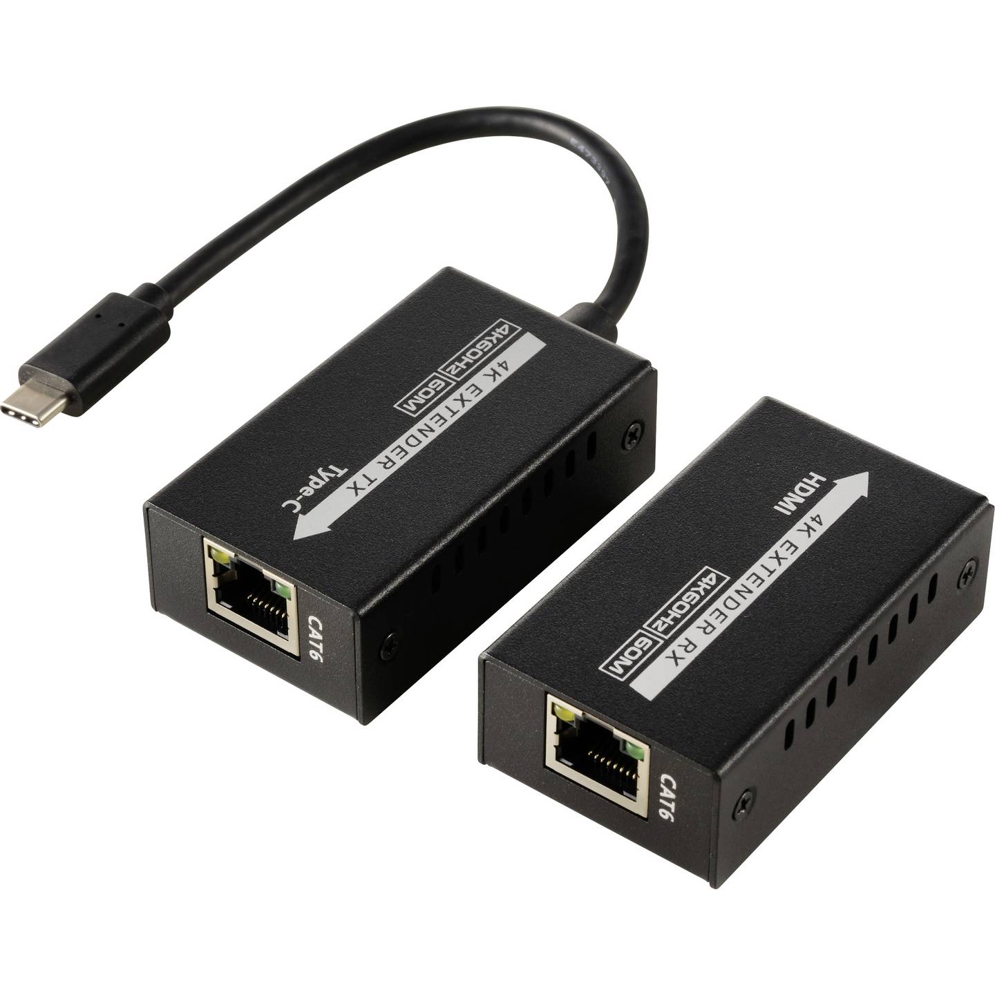SpeaKa Professional SP-TPCE-500 HDMI ekstender putem mrežnog kabla 4K 60m
