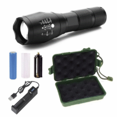 Lampa LED UV 365nm set sa punjačem i baterijom