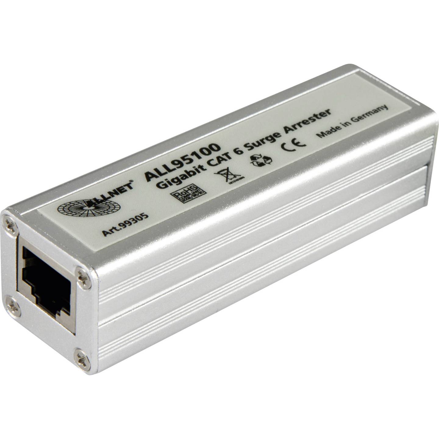 Prenaponska zaštita Allnet ALL95100 LAN RJ45 Cat. 6