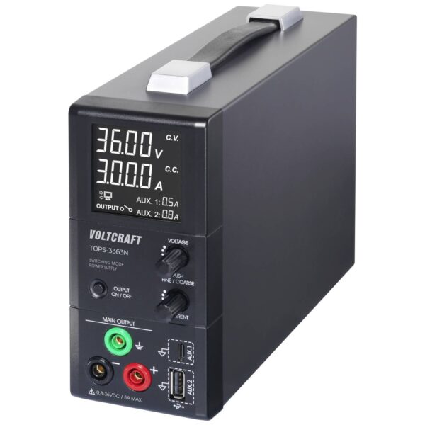 Laboratorijsko napajanje VOLTCRAFT TOPS-3363N 0.8-36V 0.1-3A