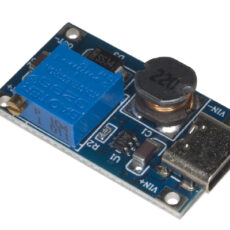 DC/DC konvertor MT3608 Step Up modul 2A, In=2-24V, Out=5-28V Type C
