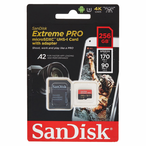 Memorijska kartica SanDisk SDHC 256GB 170 MB/s Extreme PRO 4K UHD V30
