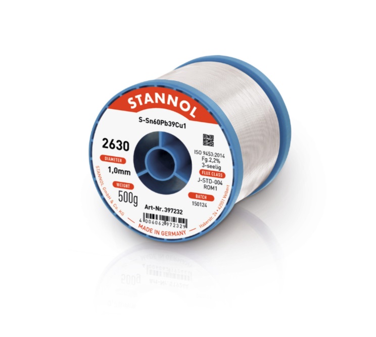 Tinol / kalaj žica Stannol Sn60/Pb39/Cu1 0.7mm 100g