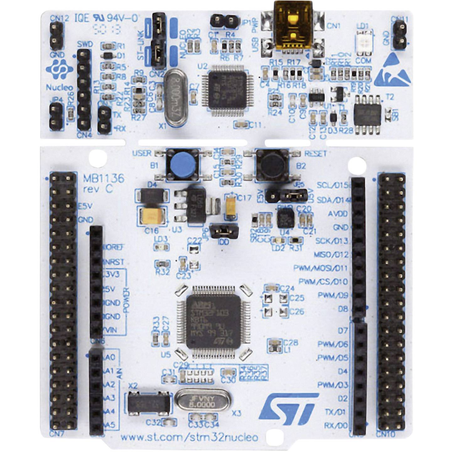 Razvojna ploča STMicroelectronics NUCLEO-L152RE