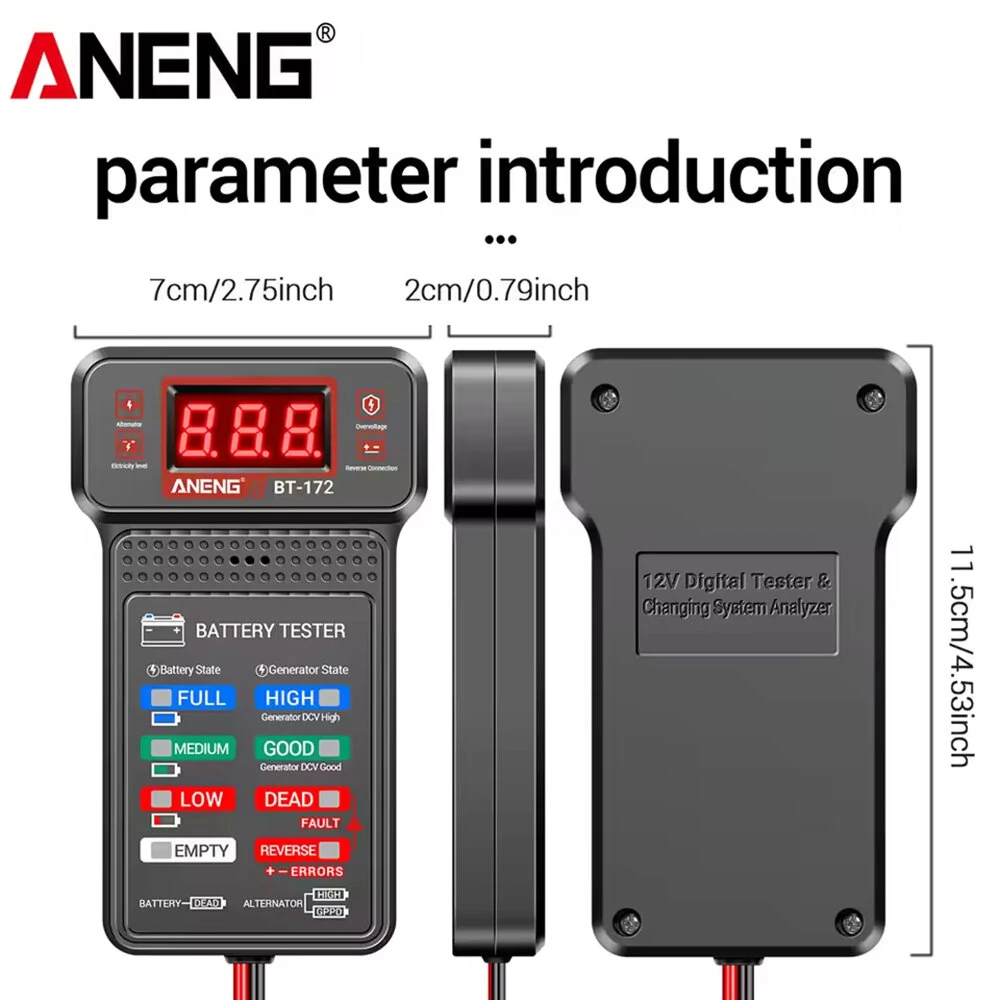 Tester akumulatora ANENG BT-17112V - Image 2