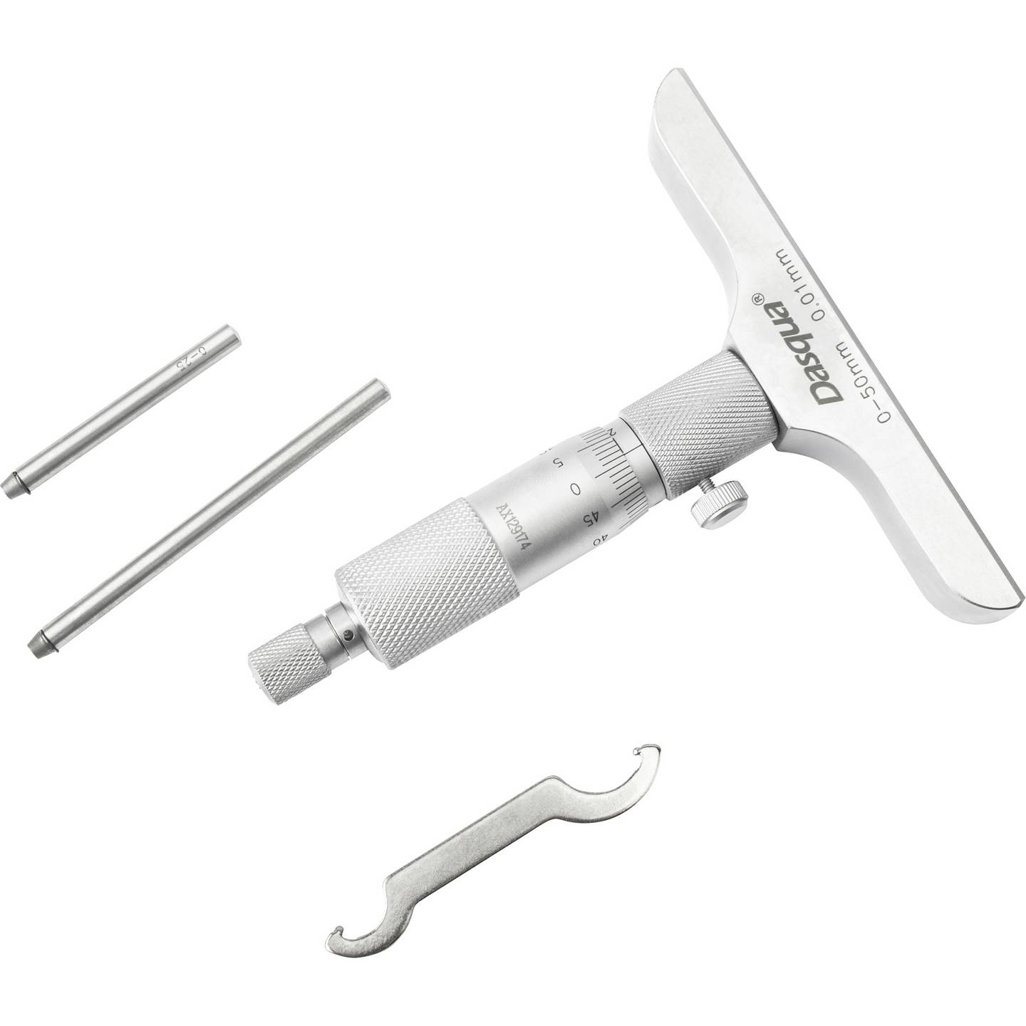 Mehanički mikrometar za merenje dubine DASQUA 4611-8110 50mm