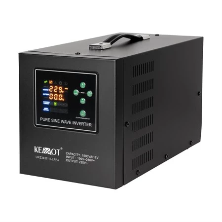 Rezervno napajanje UPS KEMOT PROsinus-1500-LFP4 12V/230V, 1500VA/1050W