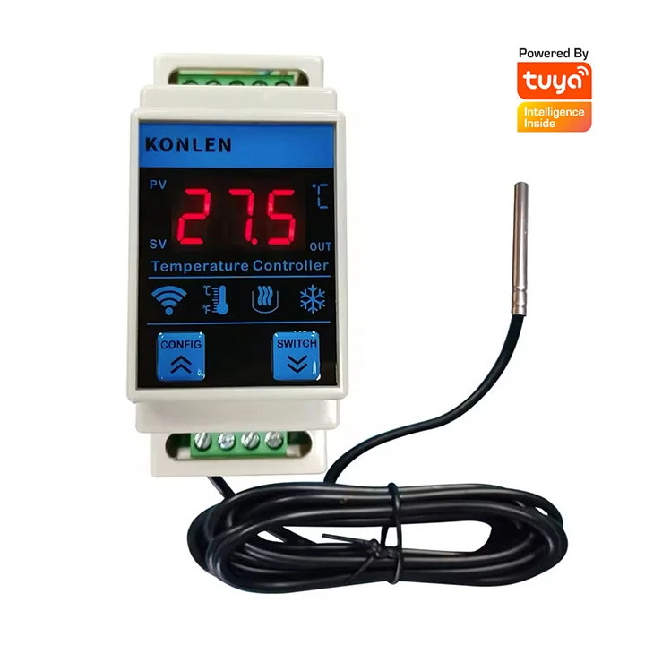 Termostat smart Tuya WiFi termometar za DIN šinu