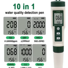 Tester kvaliteta vode PH/TDS/EC/SALT/TEMP/S.G/ORP/H₂/Fertility/Resistivity