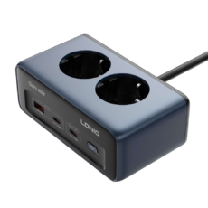 Produžni kabl LDNIO SE3 sa 2 utičnica + USB Type C 2xPD 5u1 GaN 45W