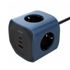 Produžni kabl LDNIO SE3338 sa 3 uticnice + USB Type C 2x PD 6u1 GaN 65W