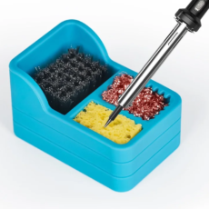 Posuda sa četkom i sundjerom za čišćenje vrha lemilice TE-717