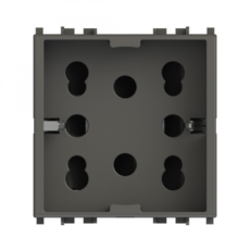 Utičnica SIDE Vimar Arke (crna, crvena, metal) 4B.V19.H21