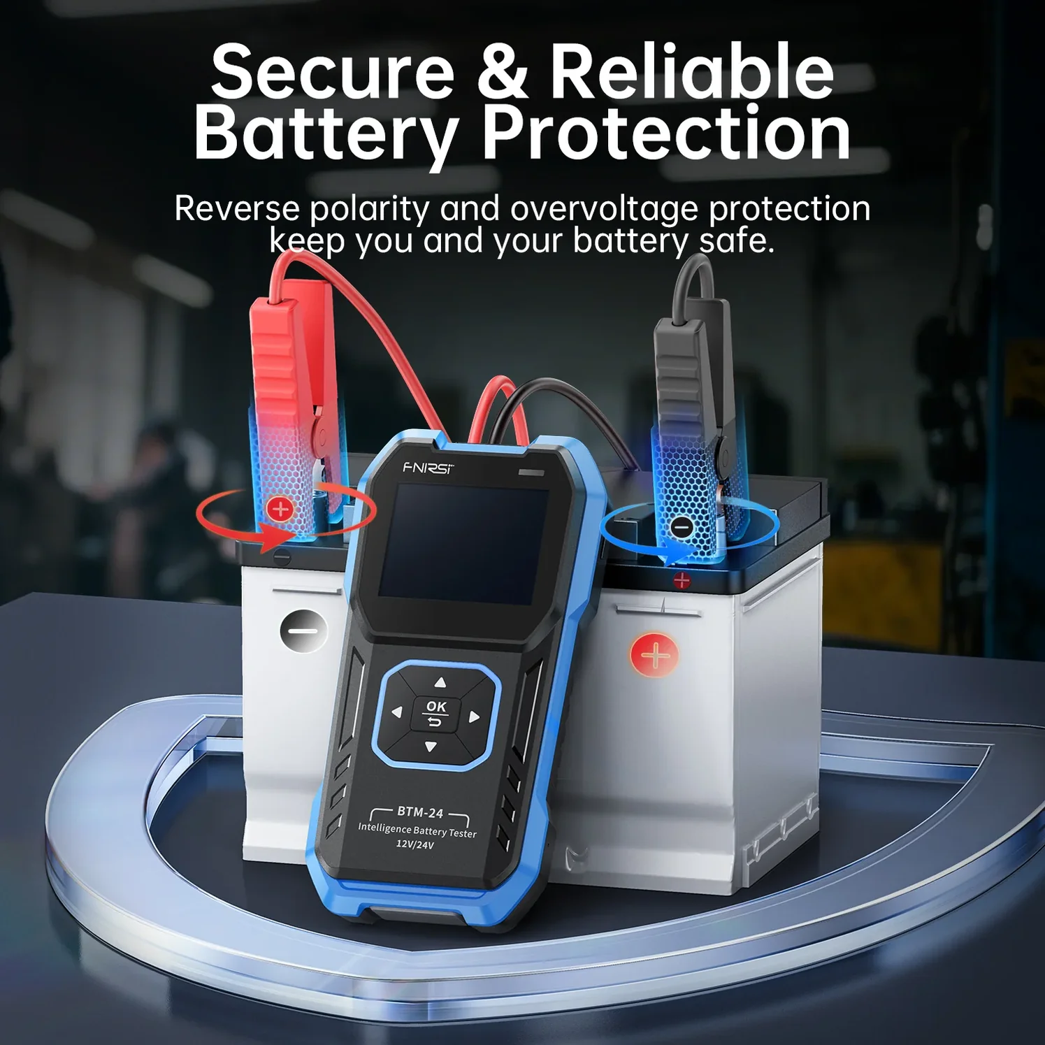 Tester akumulatora FNIRSI BTM-24 2000A CCA 12V/24V - Image 7