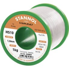 Tinol / kalaj žica Stannol Sn99.3/Cu0.7 HS10 1mm 1kg