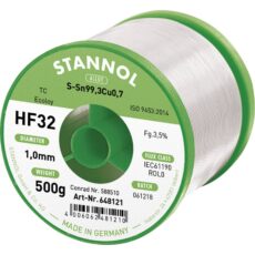 Tinol / kalaj žica Stannol Sn99.3/Cu0.7 HF32 1mm 500g
